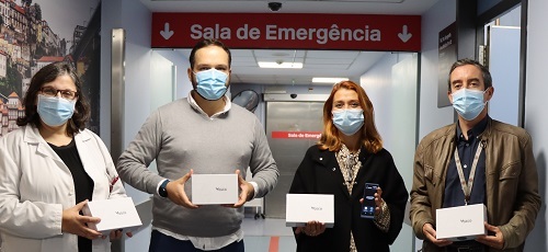 Entrega dos equipamentos no Serviço de Urgência